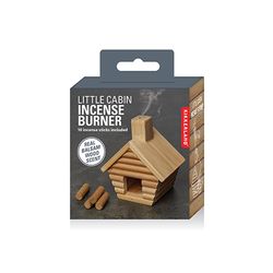 Kikkerland Little Cabin Incense Burner Pinewood 1 pk