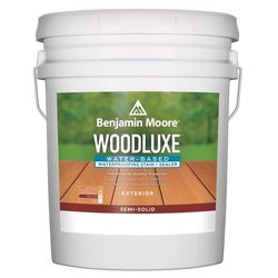 Benjamin Moore Woodluxe Semi-Solid Tintable Tint Base Penetrating Waterborne Waterproofing Wood Stai