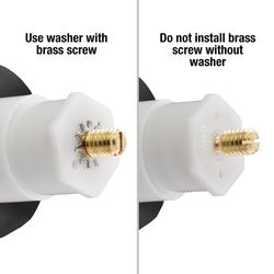 Danco 2 in. Chrome Plastic Tub Drain Stopper