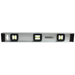 Johnson 18 in. Aluminum I-Beam Level 3 vial