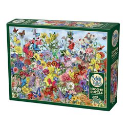Cobble Hill Butterfly Garden Jigsaw Puzzle 1000 pc