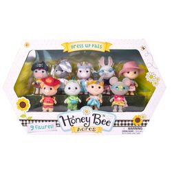 Honey Bee Acres Dress Up Pals Figure Set Multicolored 9 pc
