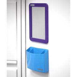Bazic Products Brights 4.02 in. H X 5.75 in. W X 3 in. D Storage Box Assorted