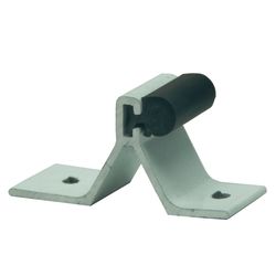 Barton Kramer 2-1/8 in. W X 3/4 in. L Aluminum White Door Track Bumper Mounts to door