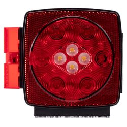 Hopkins Amber/Red Square Trailer Light Kit