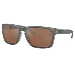 Oakley Holbrook Sunglasses Unisex Pewter Frame Brown Lens Polarized