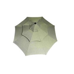 Living Accents Pagoda 9 ft. Tiltable Green Patio Umbrella