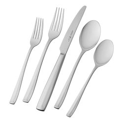 Zwilling J.A Henckels Silver Stainless Steel Flatware Set 60 pc