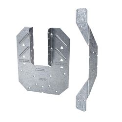 Simpson Strong-Tie 6.25 in. H X 5 in. W 18 Ga. Galvanized Steel Hurricane Tie
