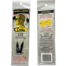 Cablz Adjustable Zipz Clear Glasses Retainer Stainless