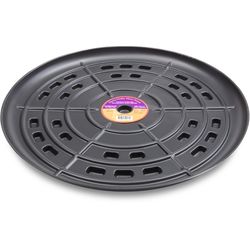 Down Under 21 in. D Plastic Plant Saucer Black