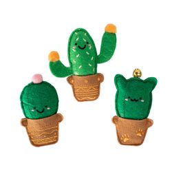 Pet Shop by Fringe Studio For Cat Brown/Green Cat-Us Friends Cat Toy 1 pk
