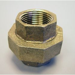 Campbell 1-1/4 in. MPT X 1-1/4 in. D FPT Red Brass Union