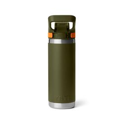 YETI Rambler 18 oz King Crab Orange/Olive BPA Free Bottle with Flip Chug Cap