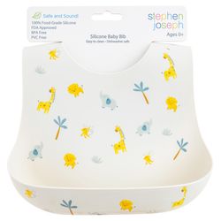 Stephen Joseph Zoo Bib Silicone 1 pk