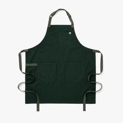 Hedley & Bennett Kale Green Cotton Twill Apron