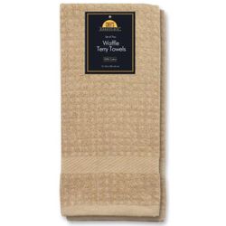 Kane Home Pebble Cotton Solid Waffle Dish Towel Set 2 pk