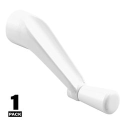 Prime-Line White Metal Single-Arm Casement Crank Handle For Anderson
