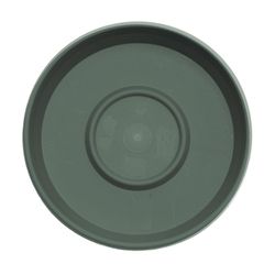 Bloem Terra 2 in. H X 9.5 in. W X 11.25 in. D Plastic Traditional Plant Saucer Basil