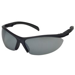 Safety Works Anti-Fog Adjustable Safety Glasses Gray Lens Black Frame 1 pc