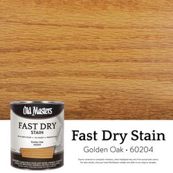 Old Masters Professional Semi-Transparent Satin Golden Oak Oil-Based Alkyd Fast Dry Wood Stain 1 qt