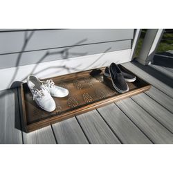 Good Directions 2.5 in. H X 34 in. L Copper Steel Shoe Tray
