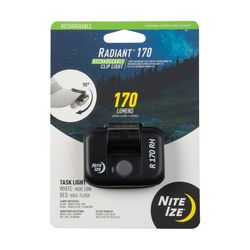 Nite Ize Radiant 170 lm Black LED Rechargeable Cap Light
