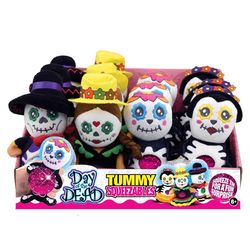Magic Seasons Day of the Dead Tummy Squeeze Toy 1 pk (RANDOM COLOR)