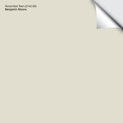 Benjamin Moore November Rain Peel & Stick Color Sample OC-50