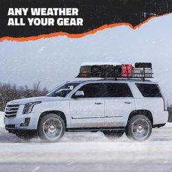 Mockins 90x50x5 XXL Extending  Basket Rooftop Cargo Carrier Set 1 pk