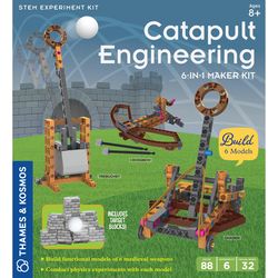 Thames & Kosmos Catapult Engineering 6-in-1 Maker Kit Multicolored