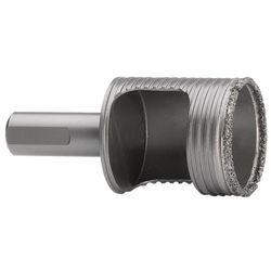 LENOX Diamond 1 in. Diamond Grit 1.5 in. L One Piece Hole Saw Arbor Included