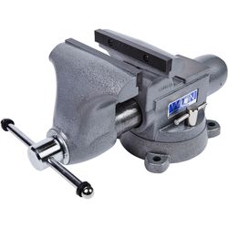 Wilton 8 in. Cast Iron Tradesman Bench Vise 360 deg Swivel Base
