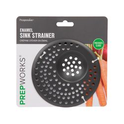 Prepworks 4-1/2 in. Matte Steel Sink Strainer