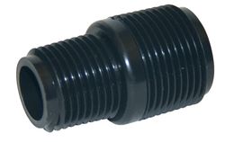 B&K Schedule 40 3/4 in. MIP X 1/2 in. D MIP Polyethylene 1-1/2 in. Close Nipple 1 pk