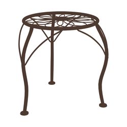 Classic Home & Garden 13.3 in. H Multi-colored Cast Iron Plant Stand