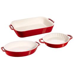 Zwilling J.A Henckels Staub Ceramic Bake Set Cherry