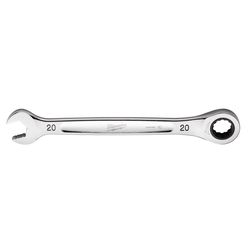 Milwaukee 20 mm X 20 mm 12 Point Metric Combination Wrench 1 pc