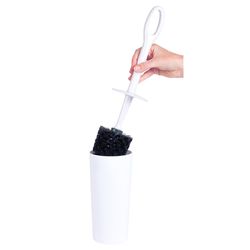 iDesign Moda Toilet Bowl Brush & Holder White