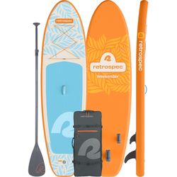 Retrospec Weekender 2.2 Isup PVC Inflatable Creamsicle Paddleboard