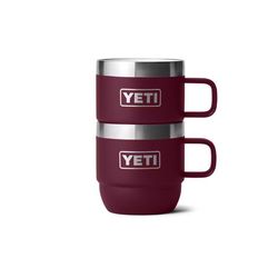 YETI Rambler 6 oz Wild Vine Red BPA Free Mug Set