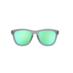 goodr OG - Silverback Squat Mobility Sunglasses Unisex Gray Frame Green Lens Polarized