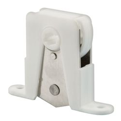 Prime-Line 1 in. D X 1/4 in. L Mill Plastic/Stainless steel Roller Assembly 2 pk