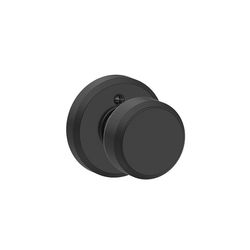 Schlage F Series Bowery/Greyson Matte Black Dummy Knob