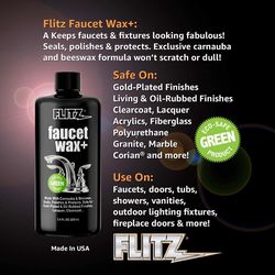 Flitz No Scent Faucet Wax Liquid 7.6 oz