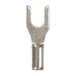 Jandorf 22-18 Ga. Uninsulated Wire Spade Terminal Silver 5 pk