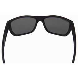 Seachoice Manta Sunglasses Unisex Matte Black Frame Grey Lens Polarized
