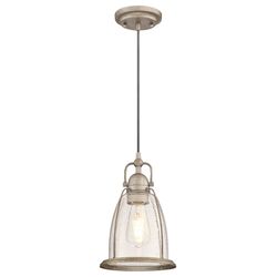 Westinghouse North Shore Weathered Metallic 1 lights Mini Pendant Light