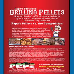 Papa's Kansas City Hardwood Pellets All Natural Competition Blend 40 lb