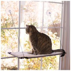 K&H Pet Prodcuts Gray Pet Lounger 19 in. H X 12 in. W X 23 in. L